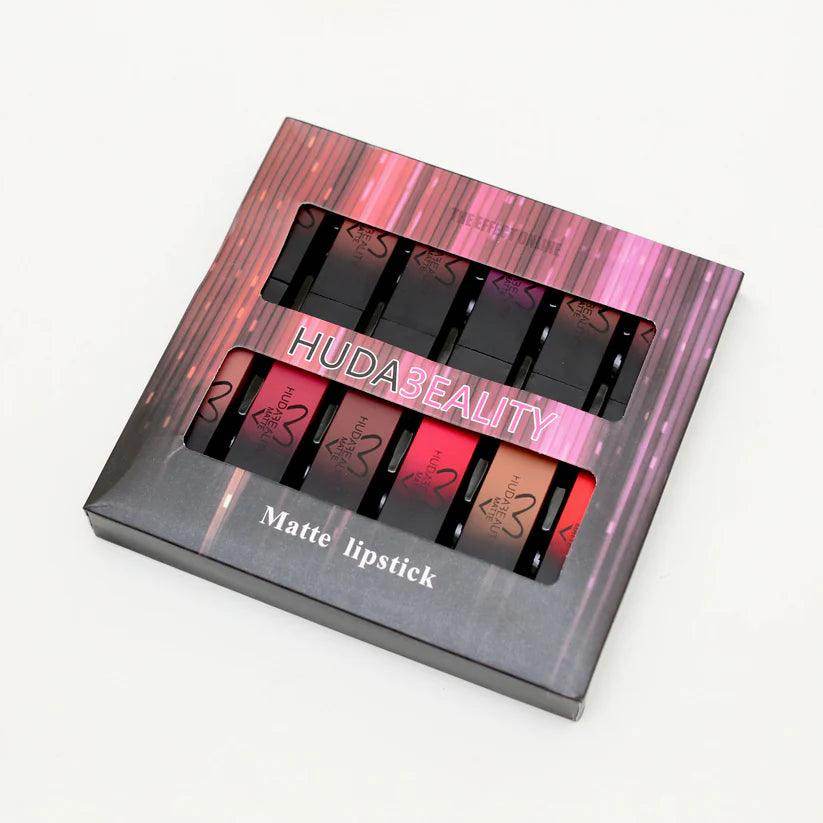 Huda Beauty Matte Lipstick Set - 12 Pcs - Vora
