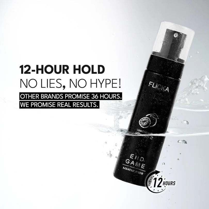 Flicka End Game Makeup Fixer - The Ultimate Vitamin C-Infused Setting Spray
