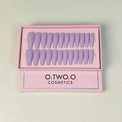 O.TWO.O Magenta Nail Art 24 Pcs - Vora