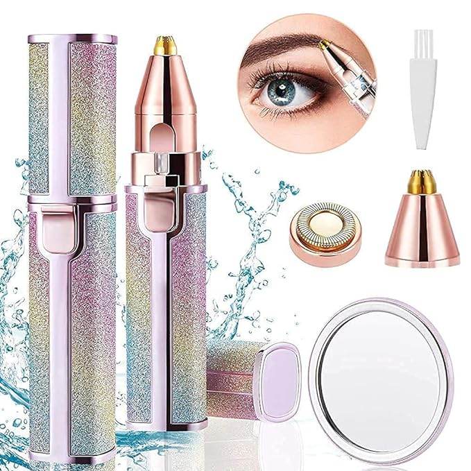 2 In 1 Flawless Eyebrow Hair Remover Stylish & Fashionable Rechargeable - Vora