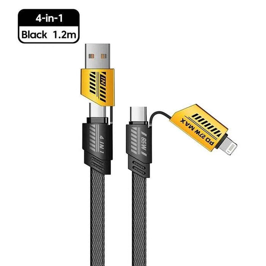 4-in-1 Multifunction USB Charging Cable 65W - Vora