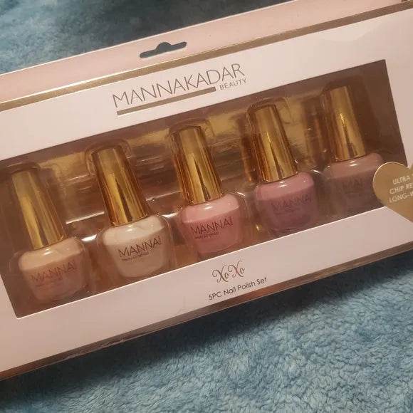 MannaKadar 5pc Nail Polish Set - Vora