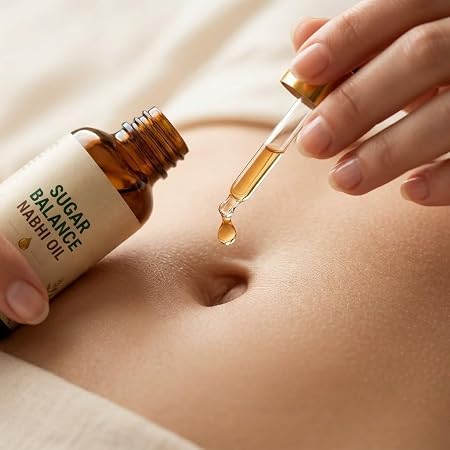Sugar Balance Nabhi Oil 30ml | Herbal Belly Button Massage Oil for Daily Wellness |