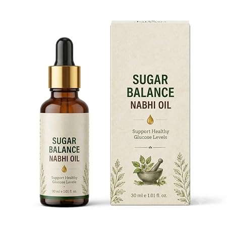 Sugar Balance Nabhi Oil 30ml | Herbal Belly Button Massage Oil for Daily Wellness |