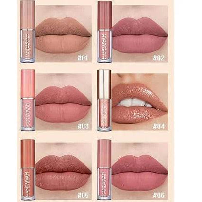 12 Colors Handaiyan Matte Liquid Lipstick Set - Vora