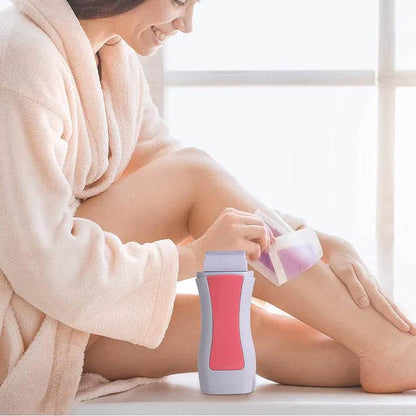 3 In 1 Depilatory Hair Removal Wax Heating Machine With Strips & Original Wax - Vora