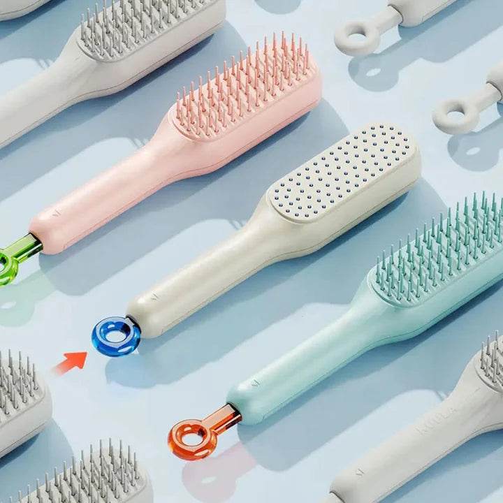 Self-Cleaning Anti-Static Massage Comb - Vora