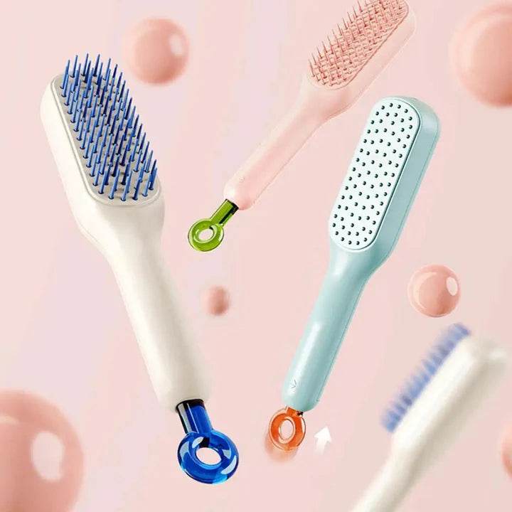 Self-Cleaning Anti-Static Massage Comb - Vora