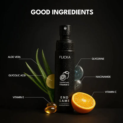 Flicka End Game Makeup Fixer - The Ultimate Vitamin C-Infused Setting Spray