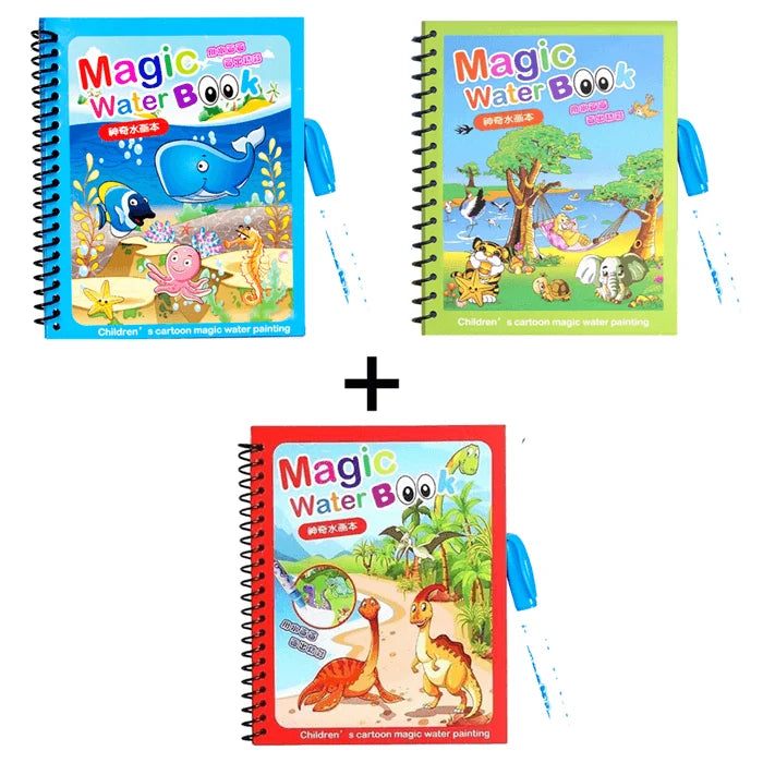 Pack Of 3 Magic Water Book