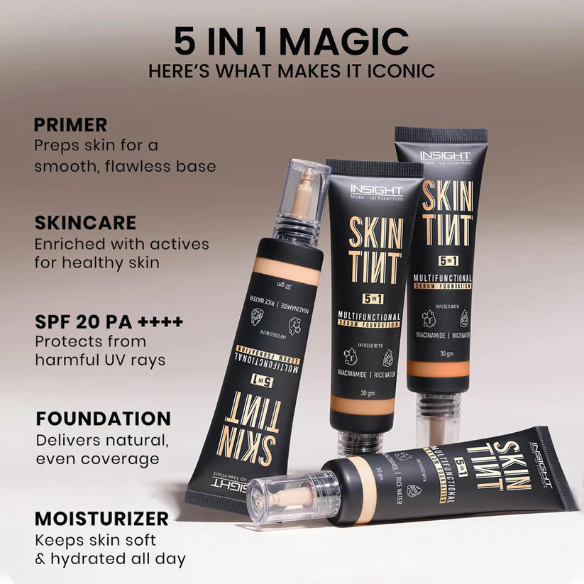 Skin Tint 5 In 1 Multifunctional Serum Foundation