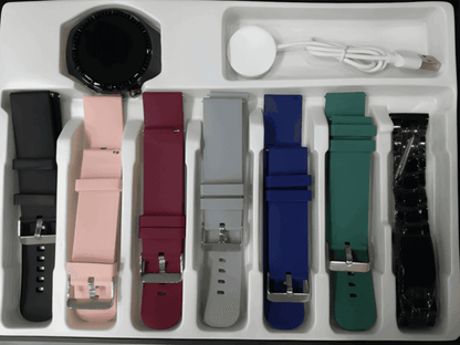 C400 ( 7+1 ) Smart Sports Watch | Round Dial - Vora