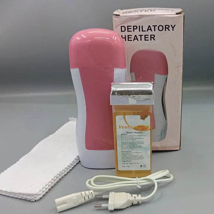 3 In 1 Depilatory Hair Removal Wax Heating Machine With Strips & Original Wax - Vora