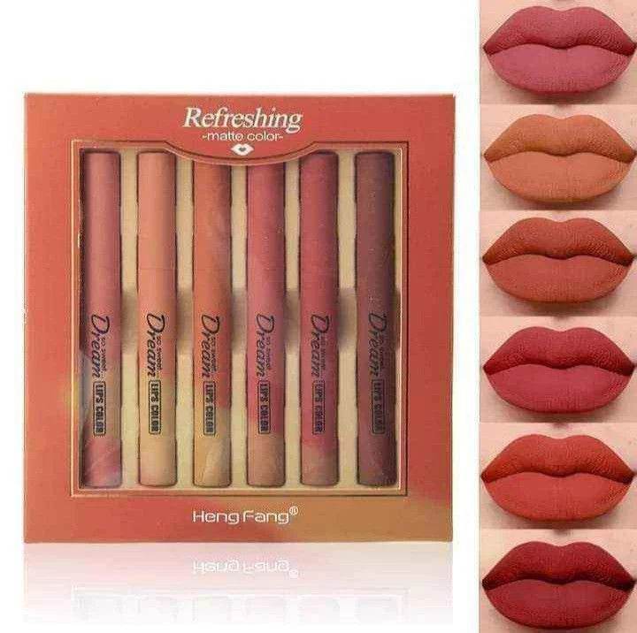 HENGFENG DREAM LIPSTICK PACK OF 6 - Vora