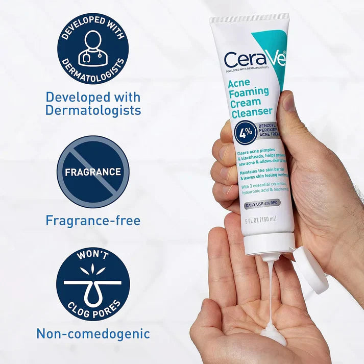 CeraVe 4-in-1 Skincare Kit: Night Cream, Sunblock, Cleanser & Serum
