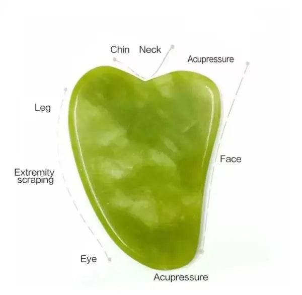 Flawless Jade Roller With Guasha (marble Stone) - Vora