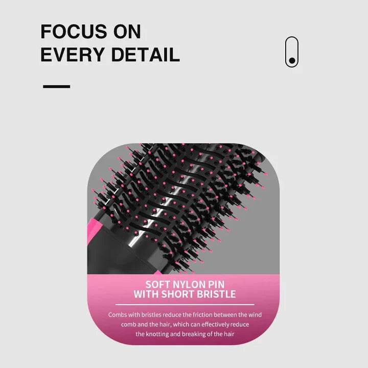 3 in 1 Hot Air Brush Hair Dryer & Styler - Vora