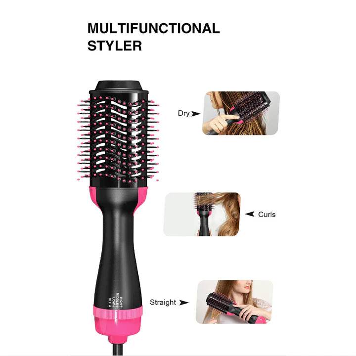 3 in 1 Hot Air Brush Hair Dryer & Styler - Vora