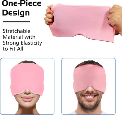 Migraine Relief Cap – Hot & Cold Therapy Headache Relief Hat for Men & Women