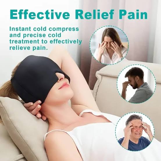 Migraine Relief Cap – Hot & Cold Therapy Headache Relief Hat for Men & Women