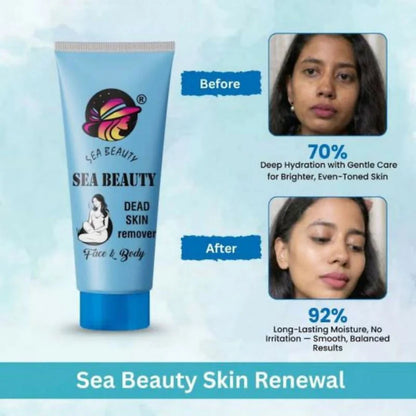 Sea Beauty Dead Skin Remover for Face & Body | Exfoliating Peeling Gel