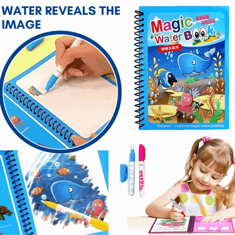 Pack Of 3 Magic Water Book